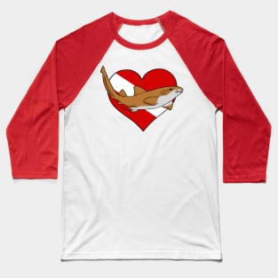 Nurse Shark Diver Baseball T-Shirt